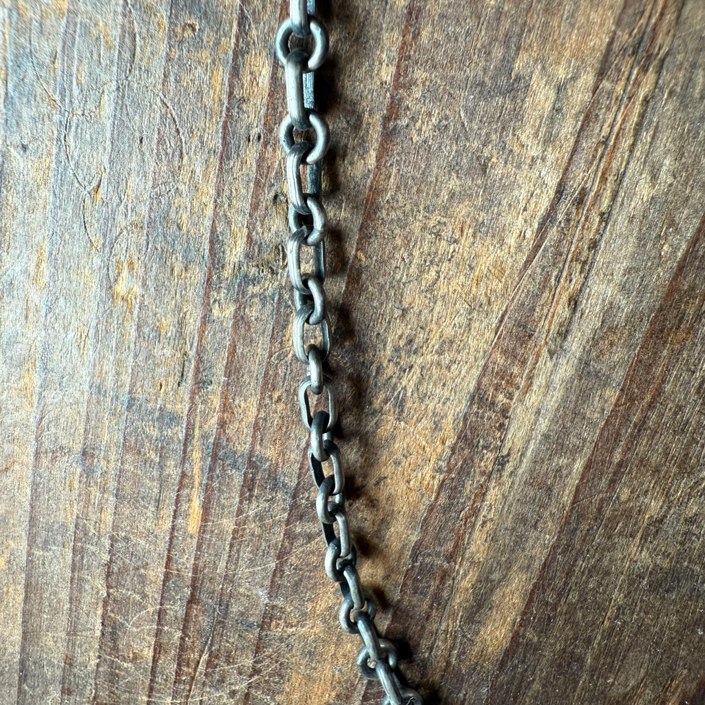 25 inch Patina Chain Sterling Silver Necklace