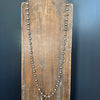 37 inch 9mm Contemporary Navajo Pearl Sterling Silver Necklace