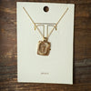 16 Inch Gold Initial Fashion Necklace