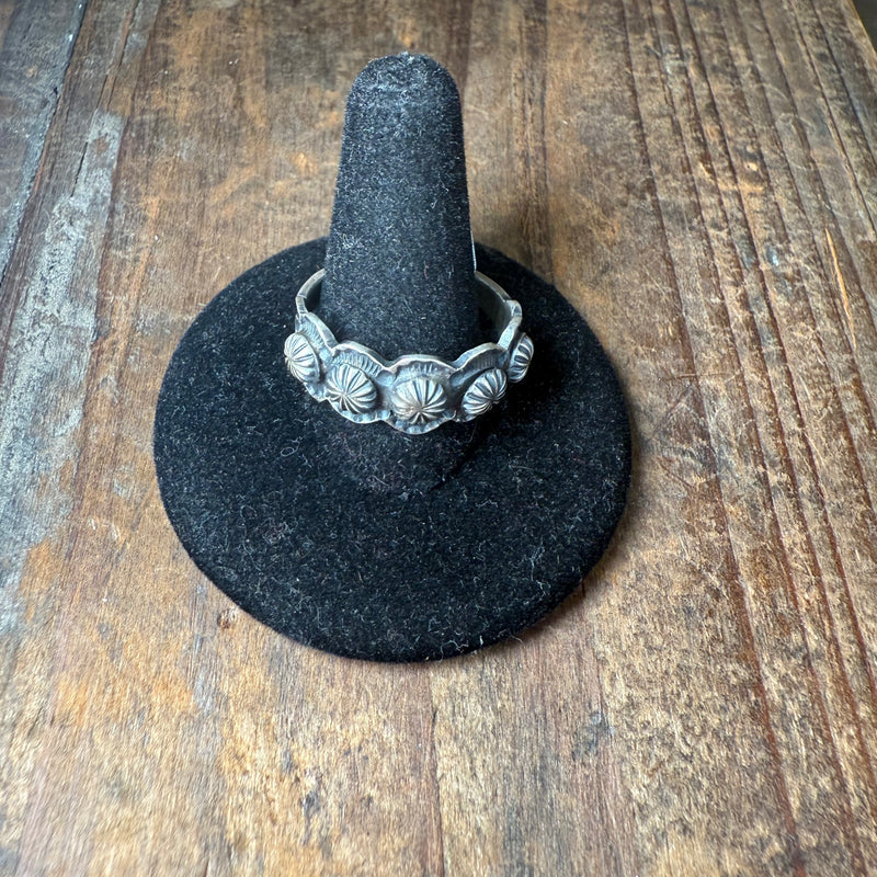 Dainty Sterling Silver Starburst Flat Boob Ring Ever
