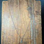 Mini Cowboy Boot Charm 16 inch with 3 inch extender Sterling Silver Necklace
