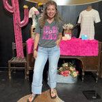 Light Wash High Rise Wide Leg 90's Risen Jeans