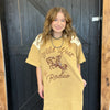 Garment Washed Embroidered Wester Shirt Dress