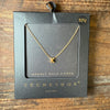 Little Gold Initial Fashion Necklace