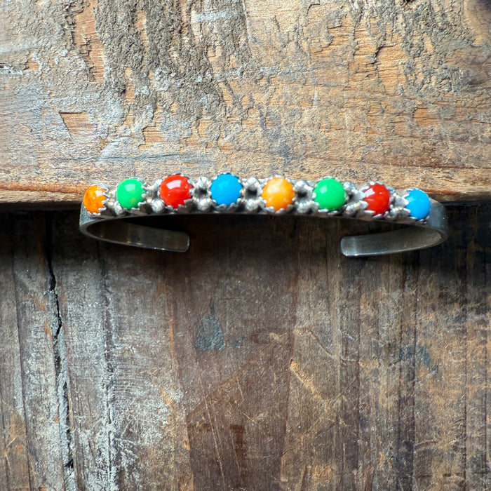Multi skinny Dainty Cuff Bracelet
