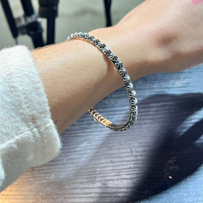 Star Burst Bangle Bracelet.