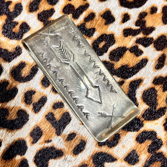 Stamped Nickle Money Clip