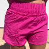 Pink High Waisted Athletic Shorts