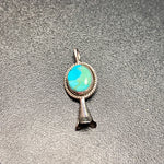 Little Blossom Turquoise Genuine Pendant for Necklace
