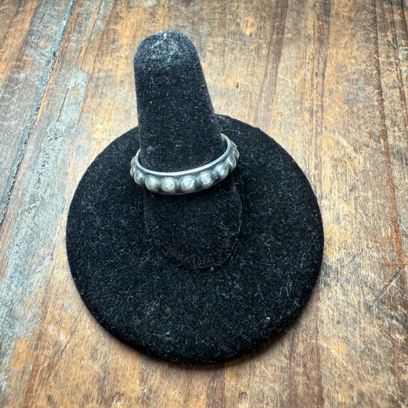 Ball Sterling Silver Thin Stacker Ring