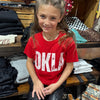 OKLA Red Crew Neck T-shirt / Youth Medium