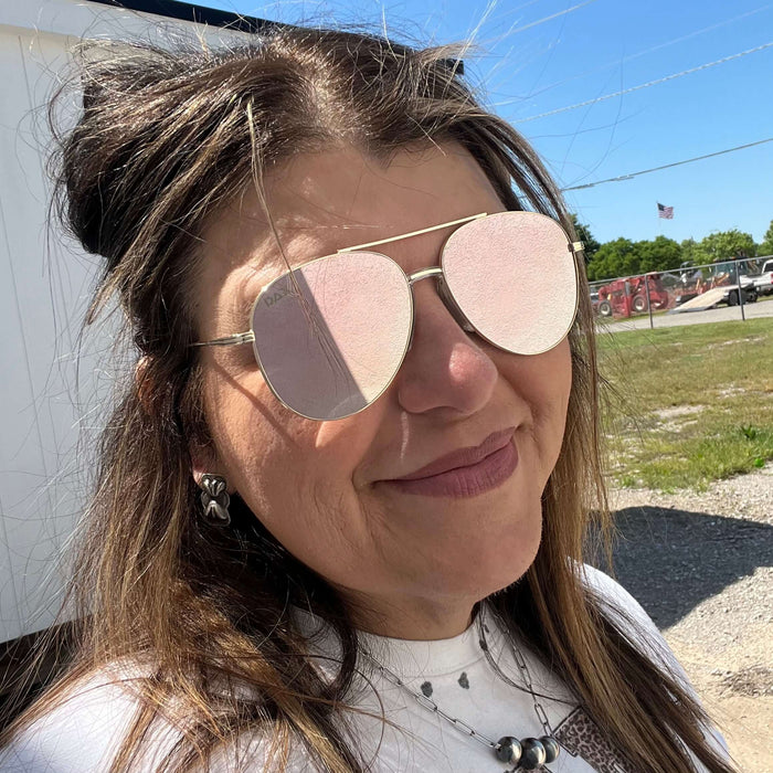 ACE in Rose Gold Sunglasses