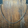 16 inch 3mm Disc Navajo Pearl Sterling Silver Necklace