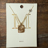 16 Inch Gold Initial Fashion Necklace