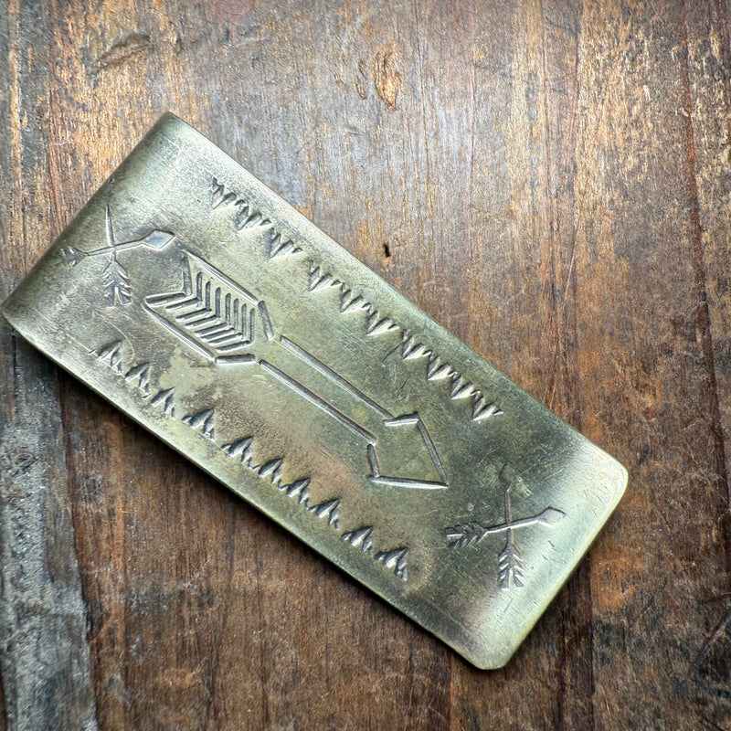 Stamped Nickle Money Clip