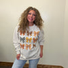 Tan Fall Bow Sweatshirt