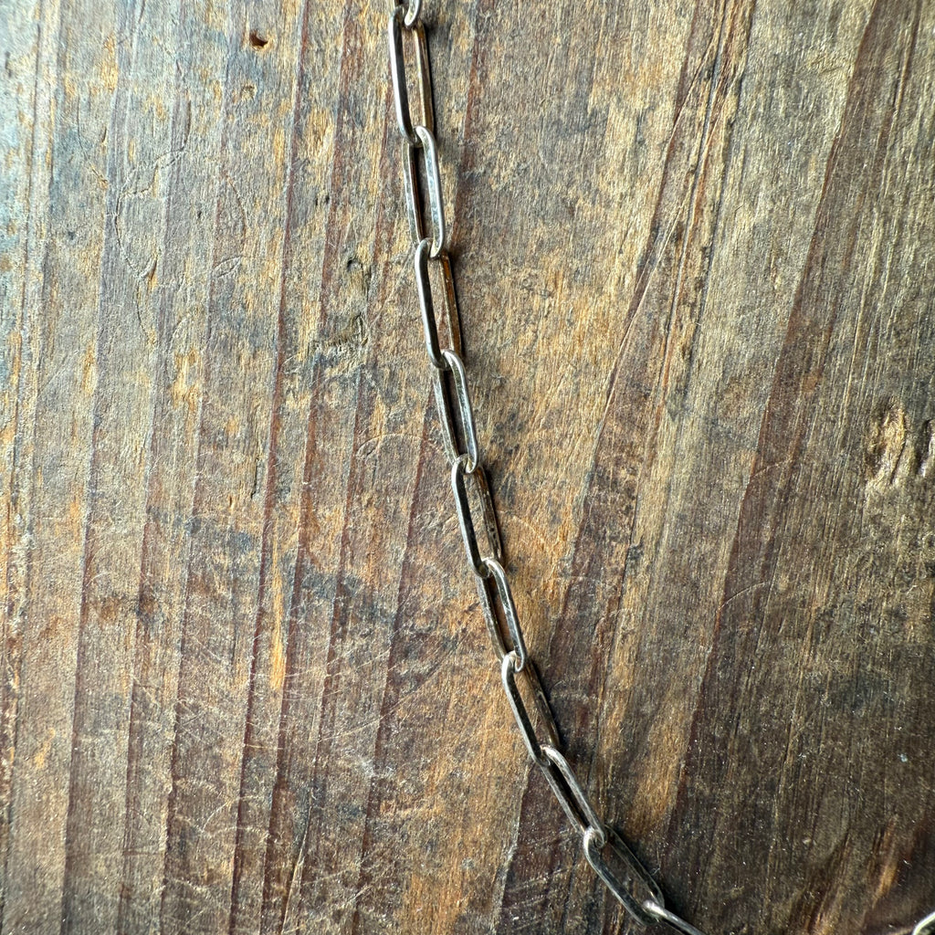 24 inch light Shiny Link Chain Sterling Silver Necklace