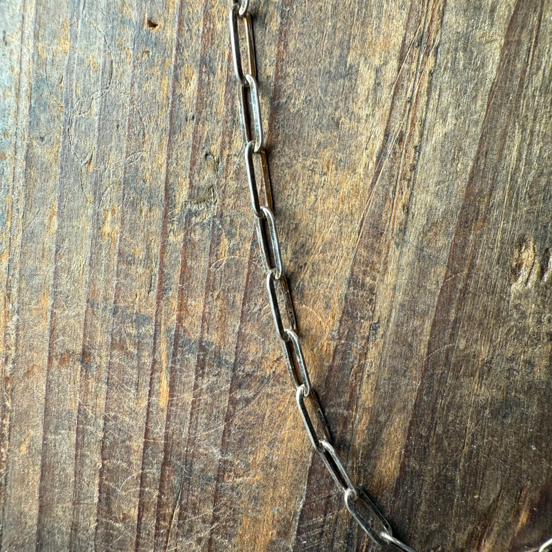 24 inch light Shiny Link Chain Sterling Silver Necklace