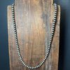 24 inch 6mm Sterling Silver Sterling Silver Navajo Pearl Necklace