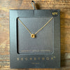Little Gold Initial Fashion Necklace