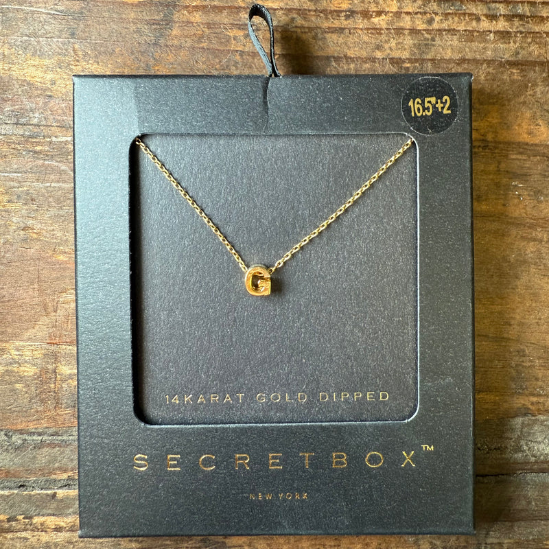 Little Gold Initial Fashion Necklace
