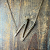 Big Gold Initial Fashion Necklaces