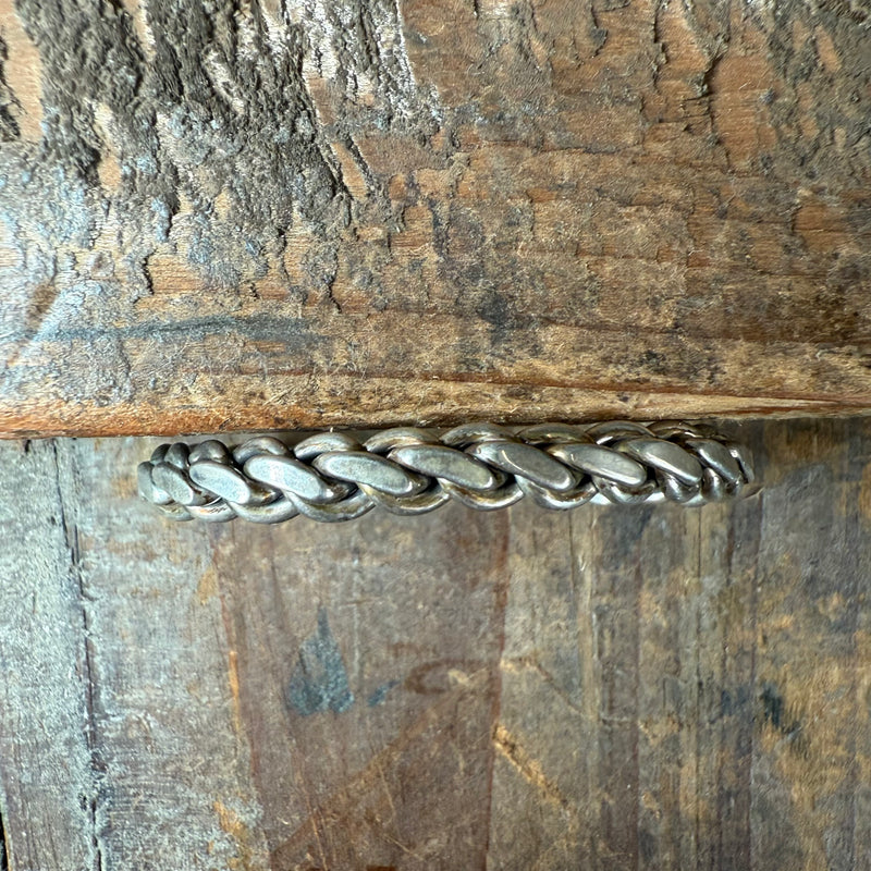 Baby Twisted Sterling Silver Cuff Bracelet