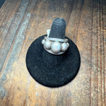Graduated Ball Sterling Silver Ring Size 4 3/4