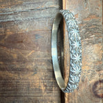 Starburst Full Sterling Silver Bangle