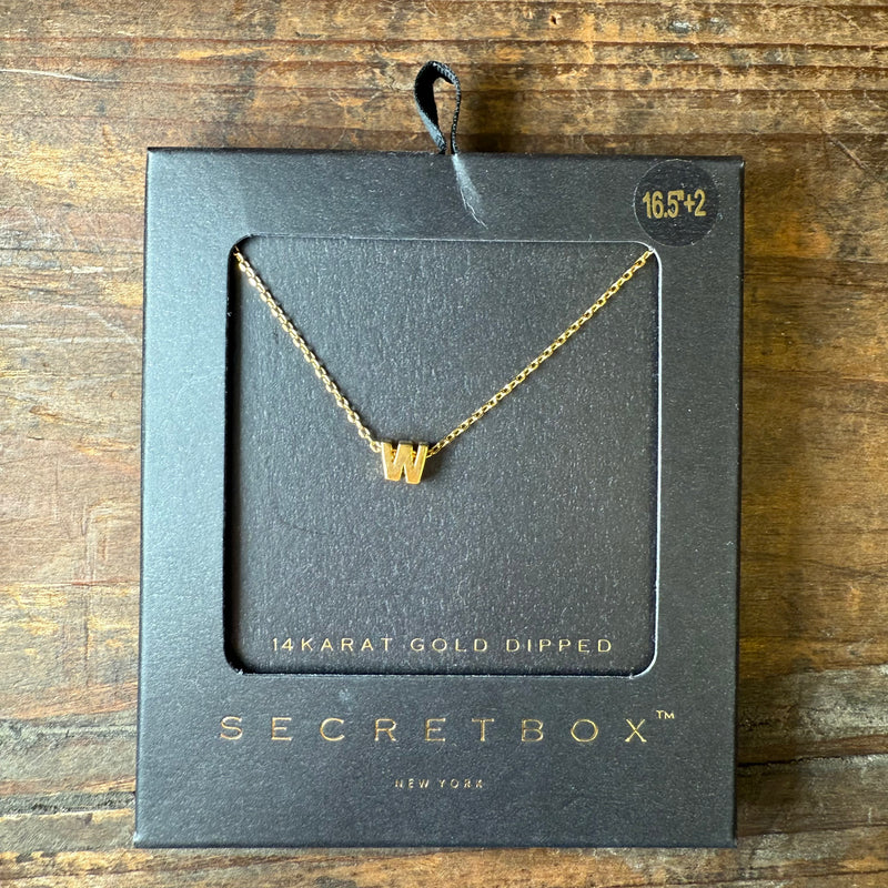 Little Gold Initial Fashion Necklace