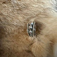 Graduated Braided Ball Genuine Ring1