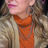 Graduated Round Navajo Pearl Genuine Earring