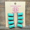 Green Kingman Turquoise 4 Stone Post Authentic Earring