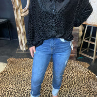 High Rise Straight Raw Hem Cuffed Slim Risen Jeans7