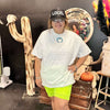 Highlighter Neon Biker Aztec Athletic Shorts666