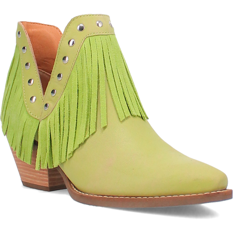 FINE N' DANDY Lime LEATHER Dingo BOOTIE (DS)