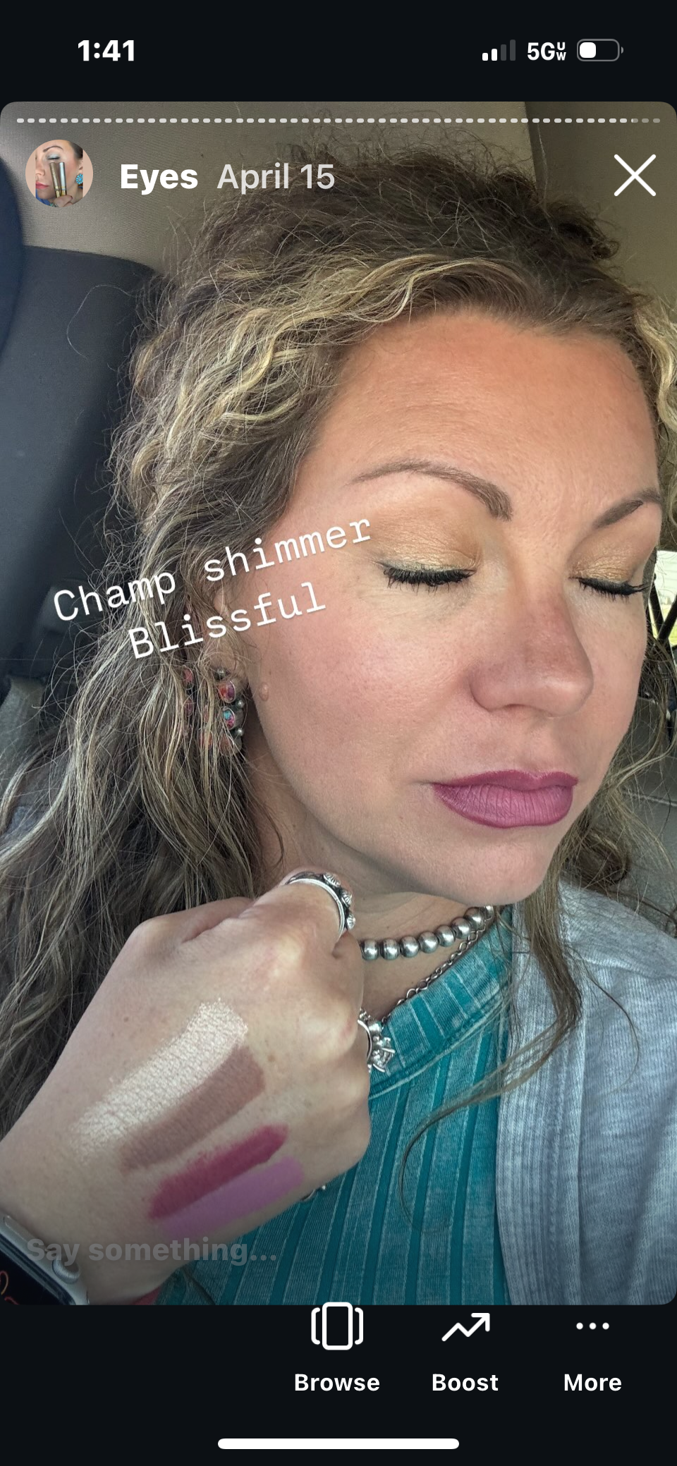 Champagne Shimmer Shadowsense