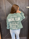 Faded Green Anti-Social Club Take It Easy Sweatshirt