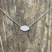 Silverfootballnecklace