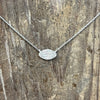 Silverfootballnecklace