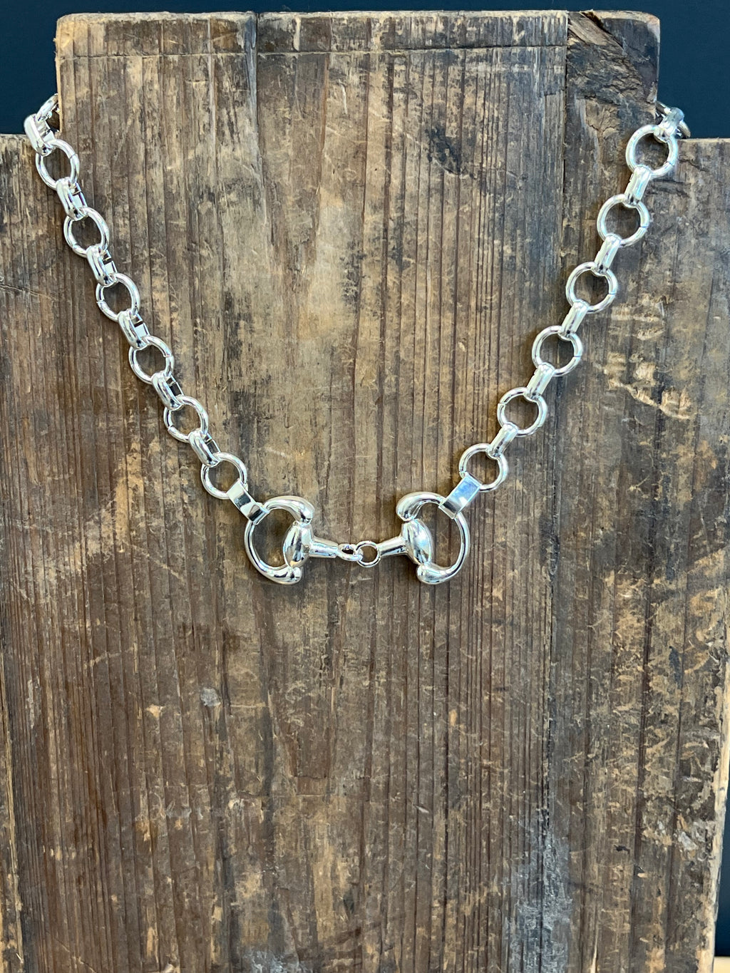 Thick Bit Silver Fashion Necklace