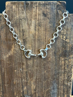 Thick Bit Silver Fashion Necklace