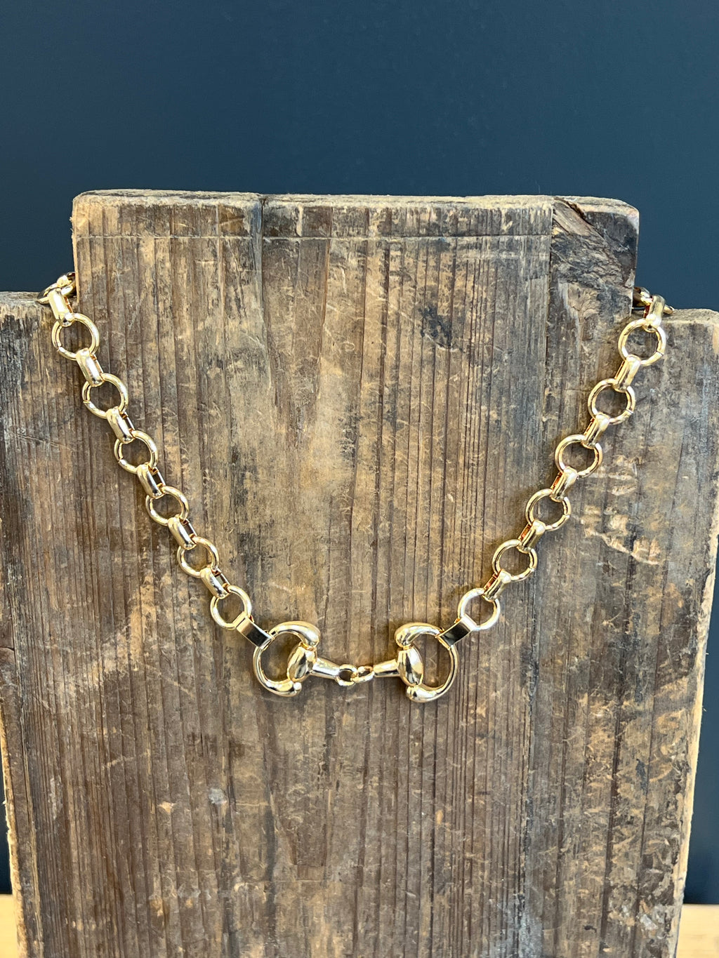 Thick Bit Gold Fashion Necklace