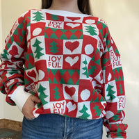 Joyful Christmas Long Sleeve Sweater