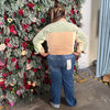 BiBi Color Block Vintage Washed Corduroy Jacket