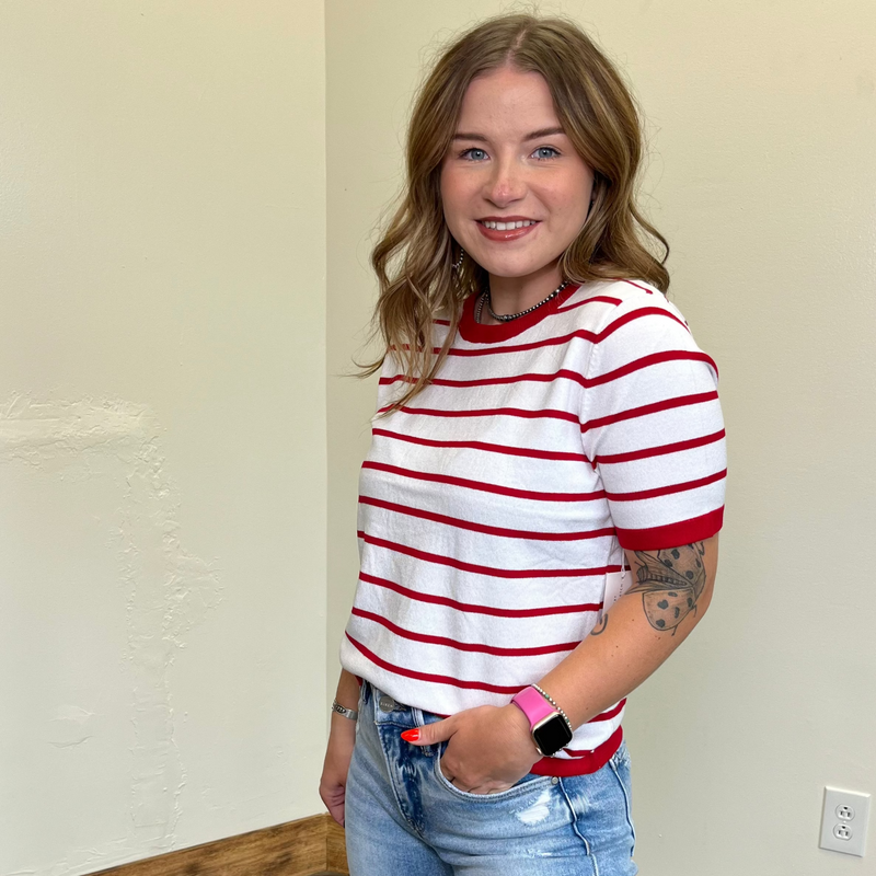 redandwhitestripetop