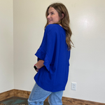 bluerufflesleevetop