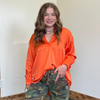 orangesilkylongsleevetop
