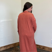 rustorangeribbedcardigan