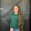 green shirt 